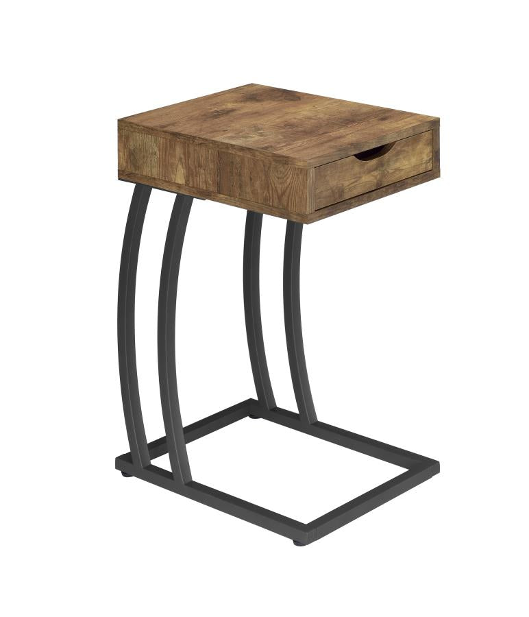 Troy Brown Side Table - furniture place usa