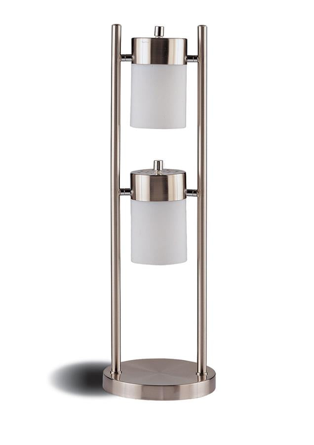 Munson Silver Table Lamp - furniture place usa