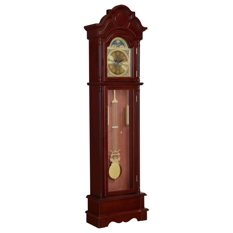 Diggory Brown Grandfather Clock - furniture place usa