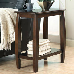 Raphael Brown Side Table - furniture place usa