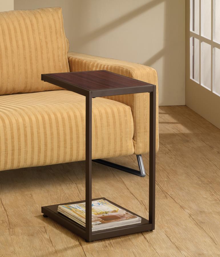 Jose Brown Side Table - furniture place usa