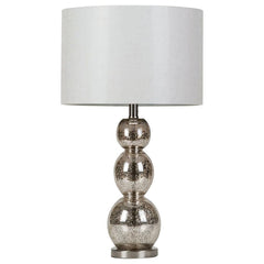 Mineta Silver Table Lamp - furniture place usa