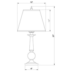 Ochanko Brown Table Lamp - furniture place usa