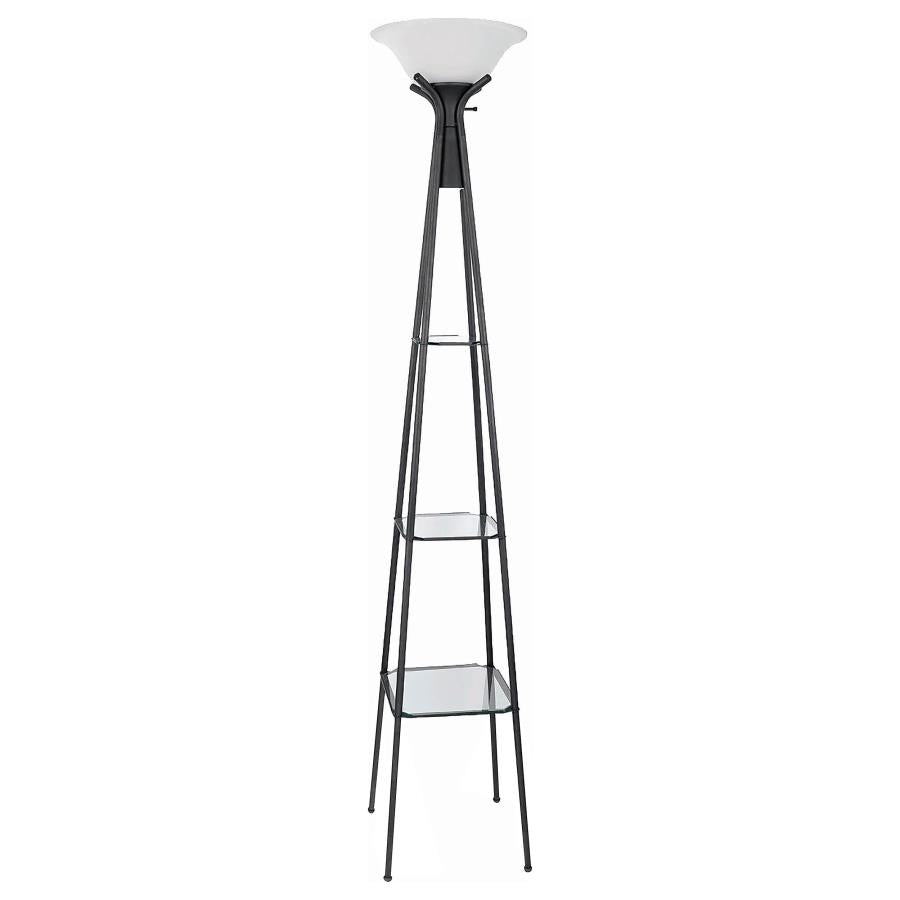 Gianni Black Floor Lamp - furniture place usa