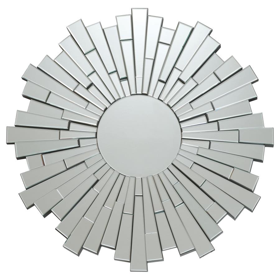 Danika Silver Wall Mirror - furniture place usa