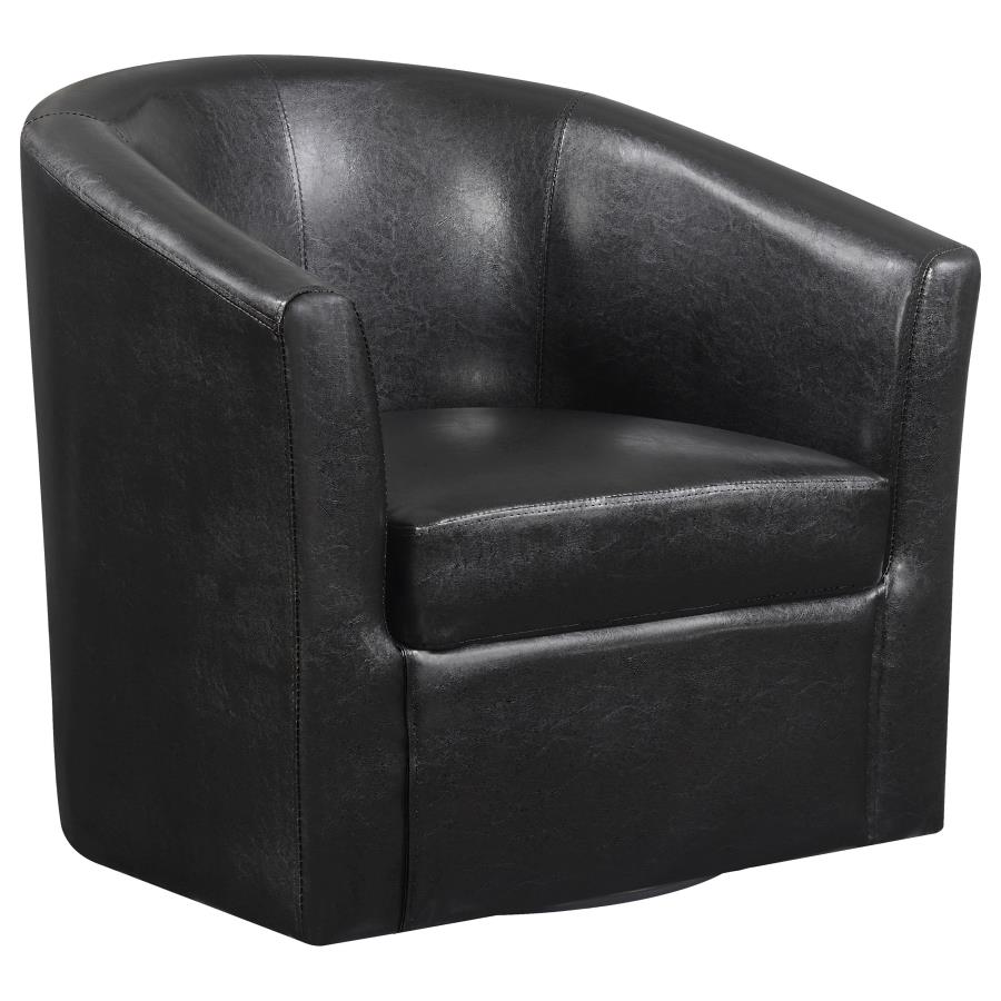 Turner Brown Swivel Chair - furniture place usa