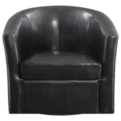 Turner Brown Swivel Chair - furniture place usa