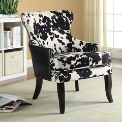 Trea Black Accent Chair - furniture place usa