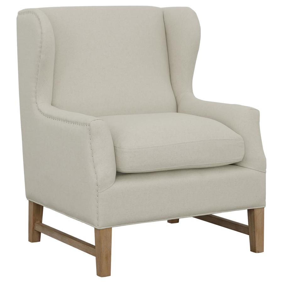 Fleur Beige Accent Chair - furniture place usa