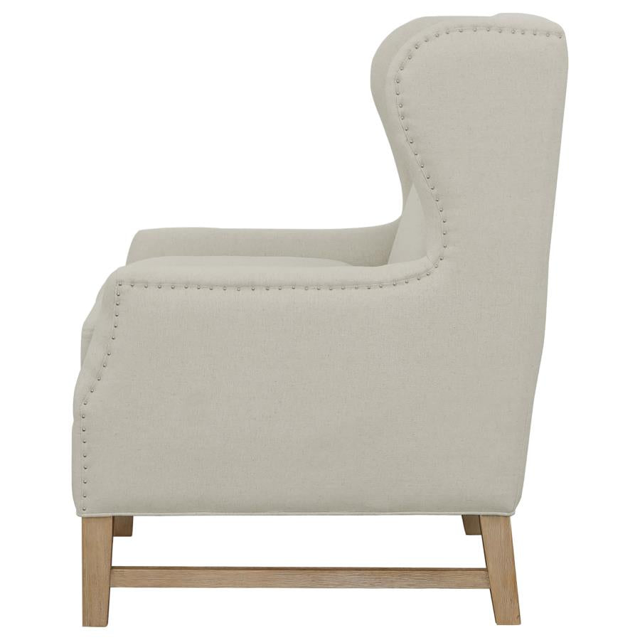 Fleur Beige Accent Chair - furniture place usa