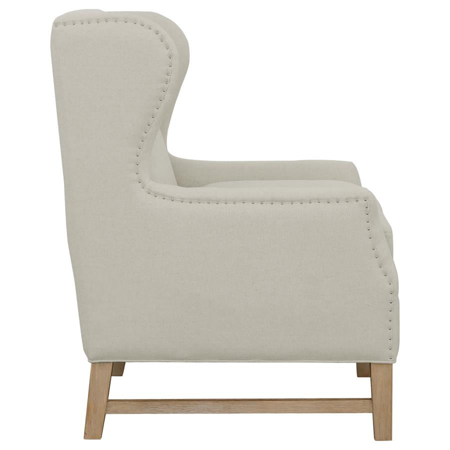 Fleur Beige Accent Chair - furniture place usa