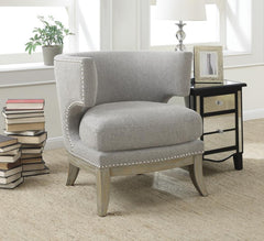 Jordan Grey Accent Chair - furniture place usa