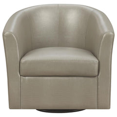 Turner Grey Swivel Chair - furniture place usa