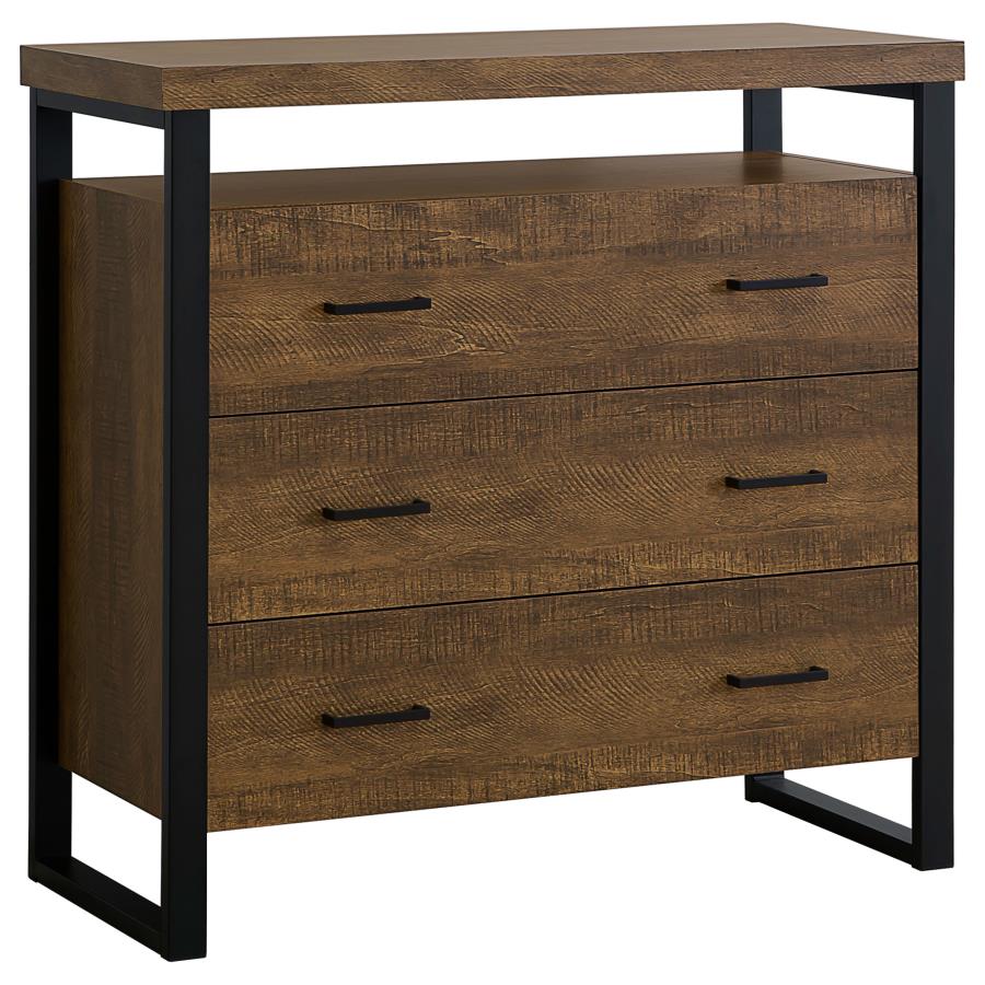 Thompson Brown Accent Cabinet - furniture place usa