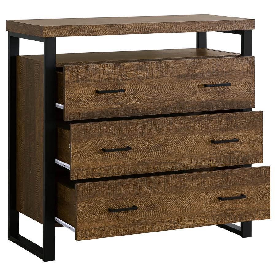 Thompson Brown Accent Cabinet - furniture place usa