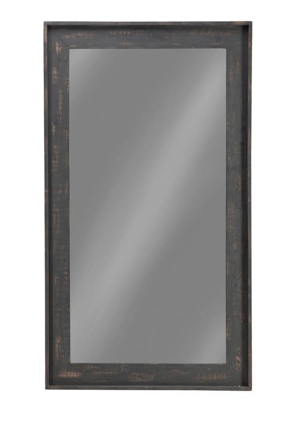 Cragen Brown Floor Mirror - furniture place usa