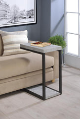 Beck Grey Side Table - furniture place usa