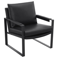 Rosalind Black Accent Chair - furniture place usa