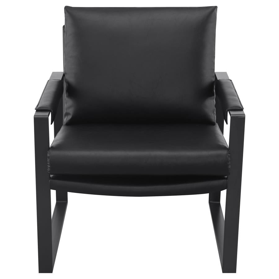 Rosalind Black Accent Chair - furniture place usa