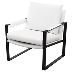 Rosalind White Accent Chair - furniture place usa