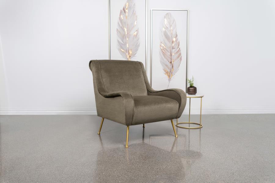 Ricci Brown Accent Chair - furniture place usa