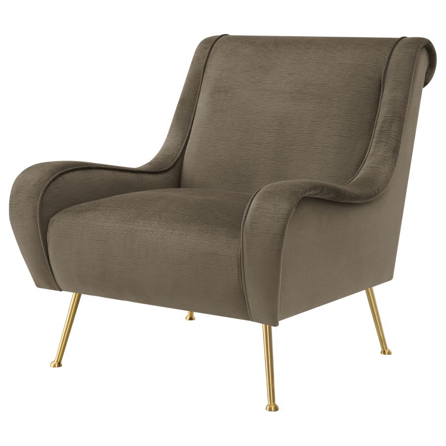 Ricci Brown Accent Chair - furniture place usa