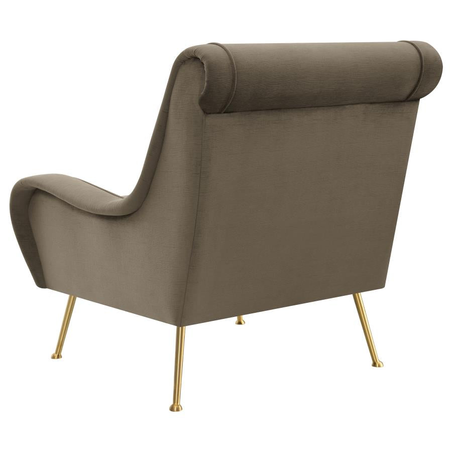 Ricci Brown Accent Chair - furniture place usa