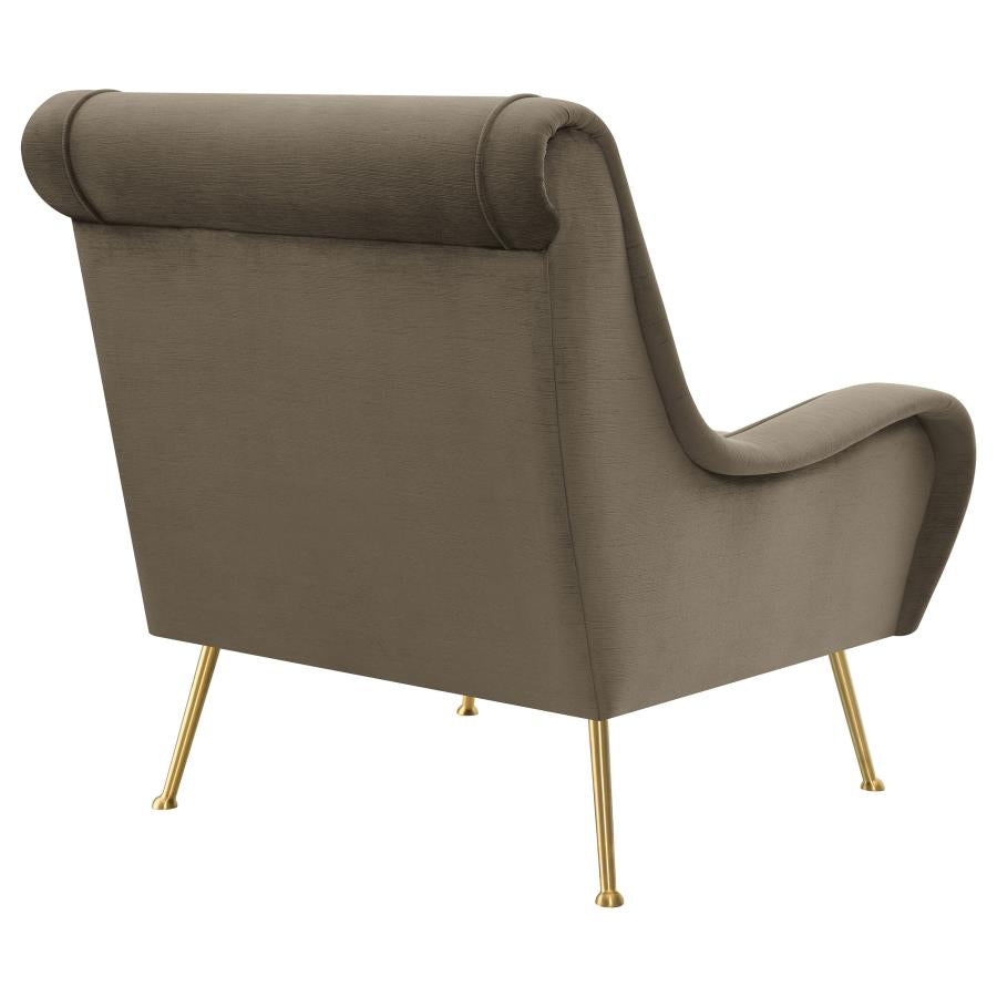 Ricci Brown Accent Chair - furniture place usa