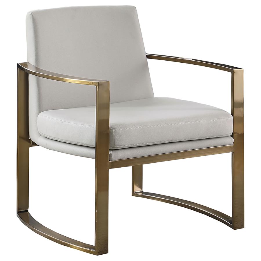 Cory Beige Accent Chair - furniture place usa