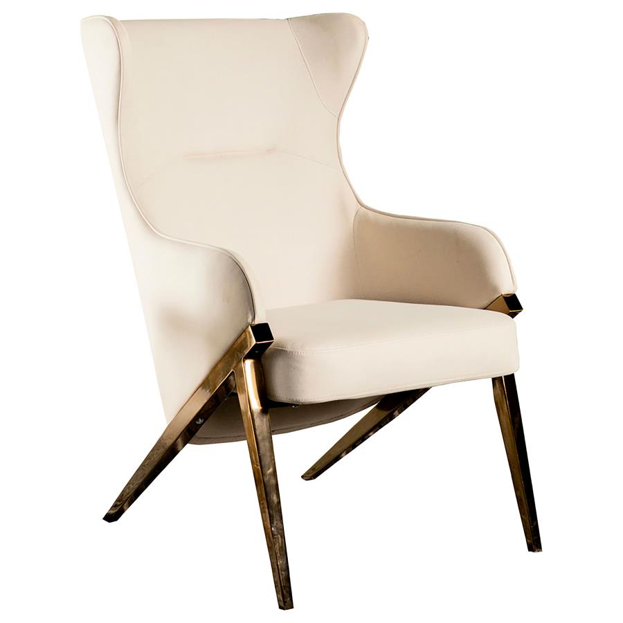 Walker Beige Accent Chair - furniture place usa