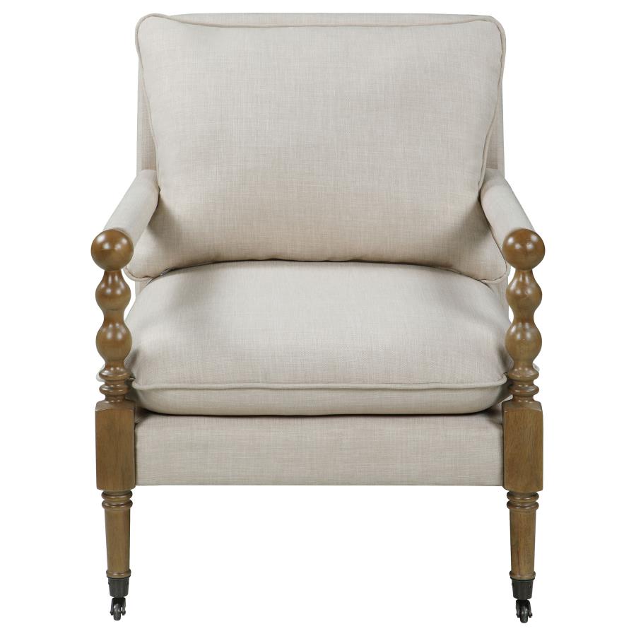 Dempsy Beige Accent Chair - furniture place usa