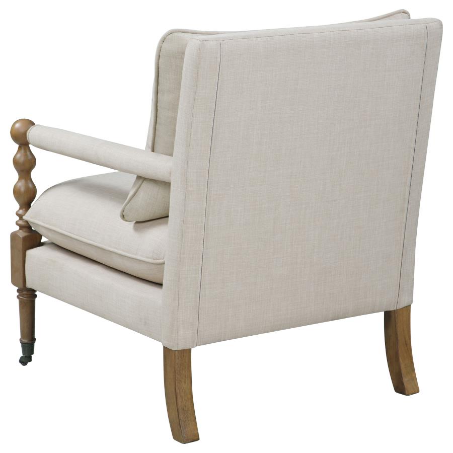 Dempsy Beige Accent Chair - furniture place usa