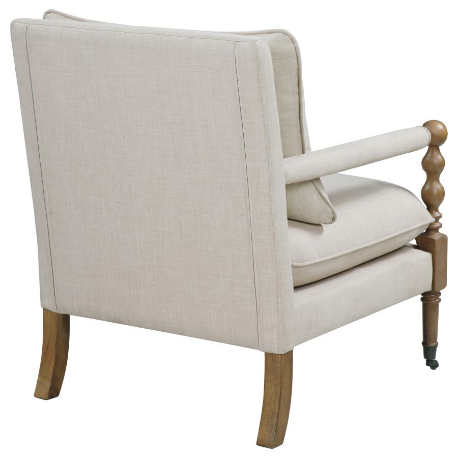 Dempsy Beige Accent Chair - furniture place usa