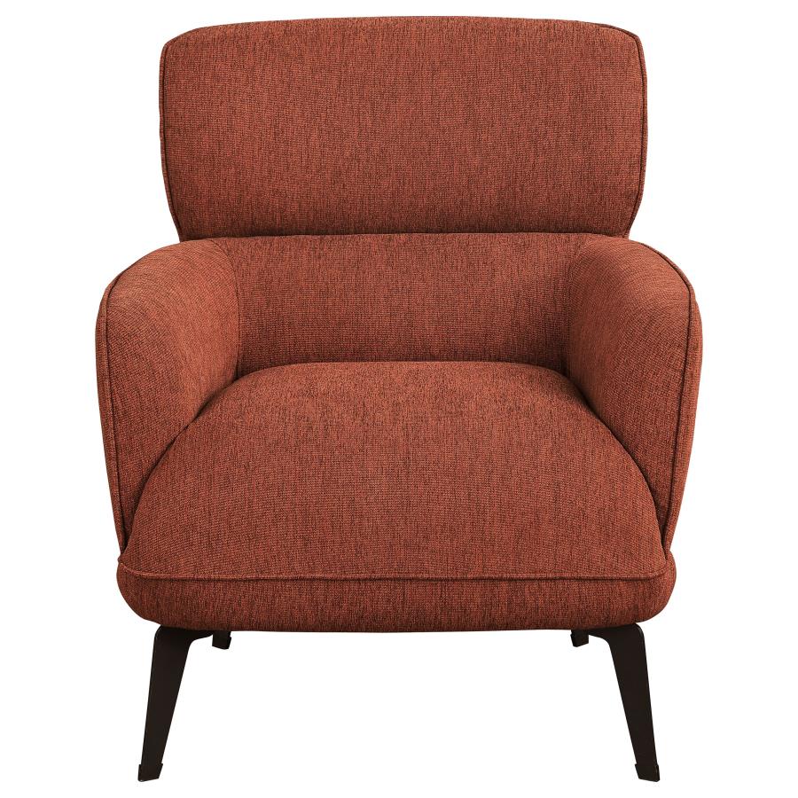 Andrea Orange Accent Chair - furniture place usa