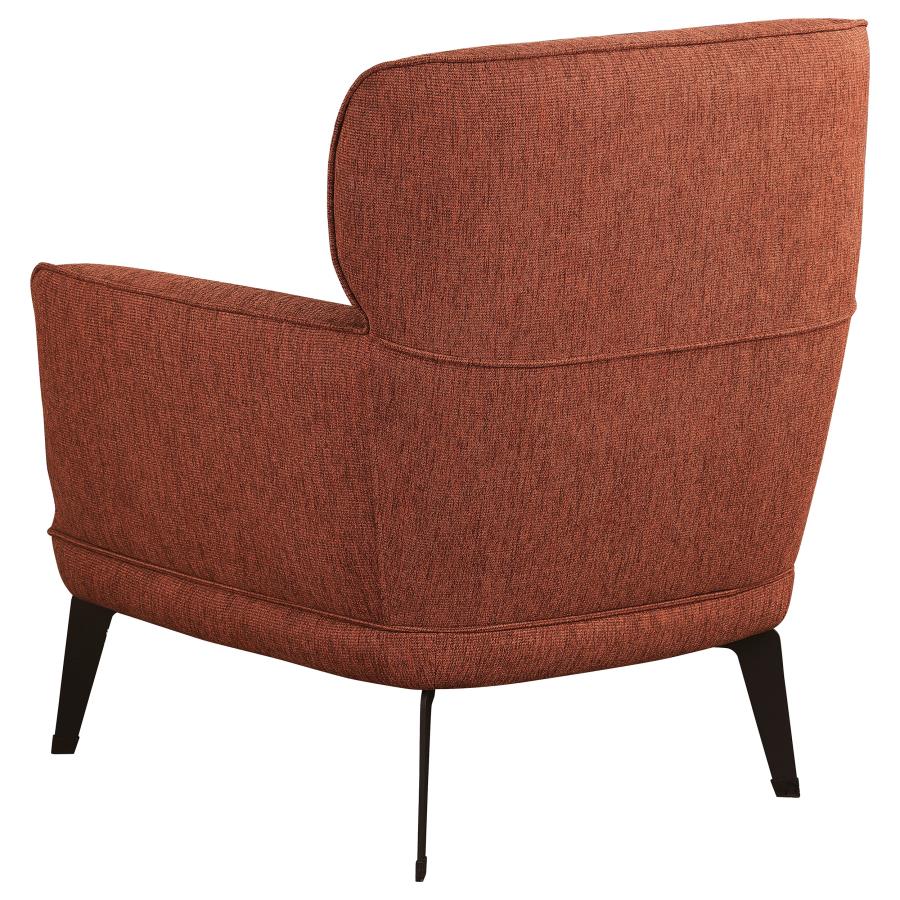 Andrea Orange Accent Chair - furniture place usa