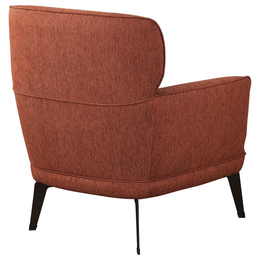 Andrea Orange Accent Chair - furniture place usa