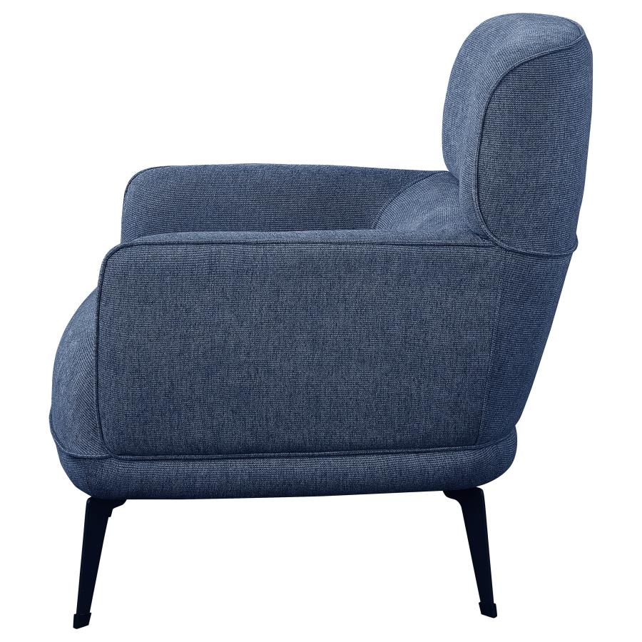 Andrea Blue Accent Chair - furniture place usa