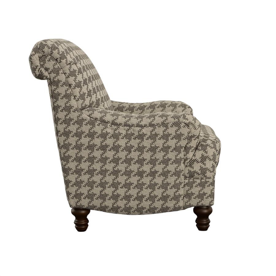 Glenn Grey Accent Chair - furniture place usa