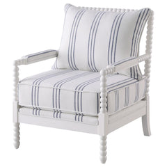 Blanchett White Accent Chair - furniture place usa