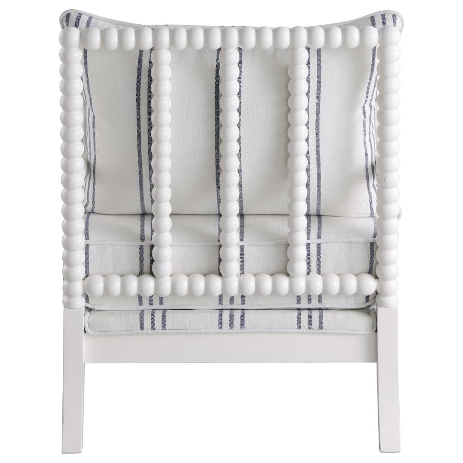 Blanchett White Accent Chair - furniture place usa