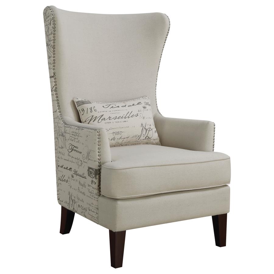 Pippin Beige Accent Chair - furniture place usa