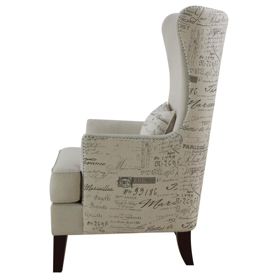 Pippin Beige Accent Chair - furniture place usa