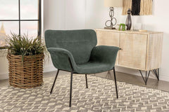 Davina Green Accent Chair - furniture place usa