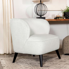 Alonzo Ivory Accent Chair - furniture place usa