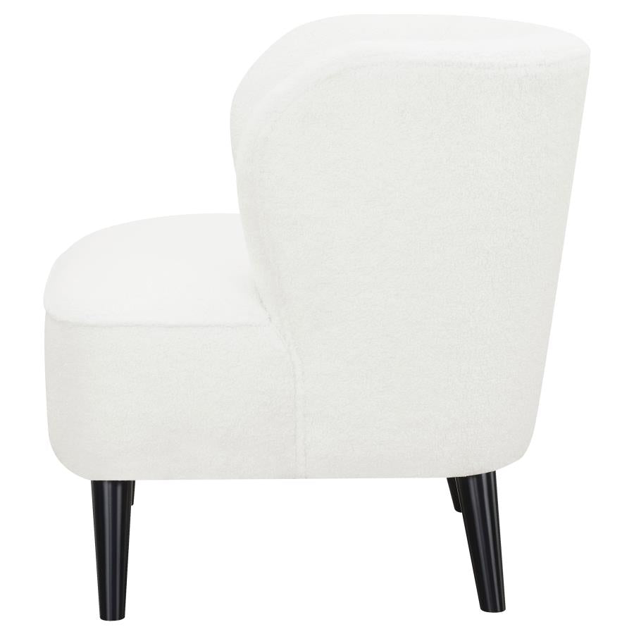 Alonzo Ivory Accent Chair - furniture place usa