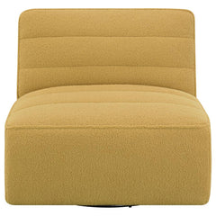 Cobie Yellow Swivel Chair - furniture place usa