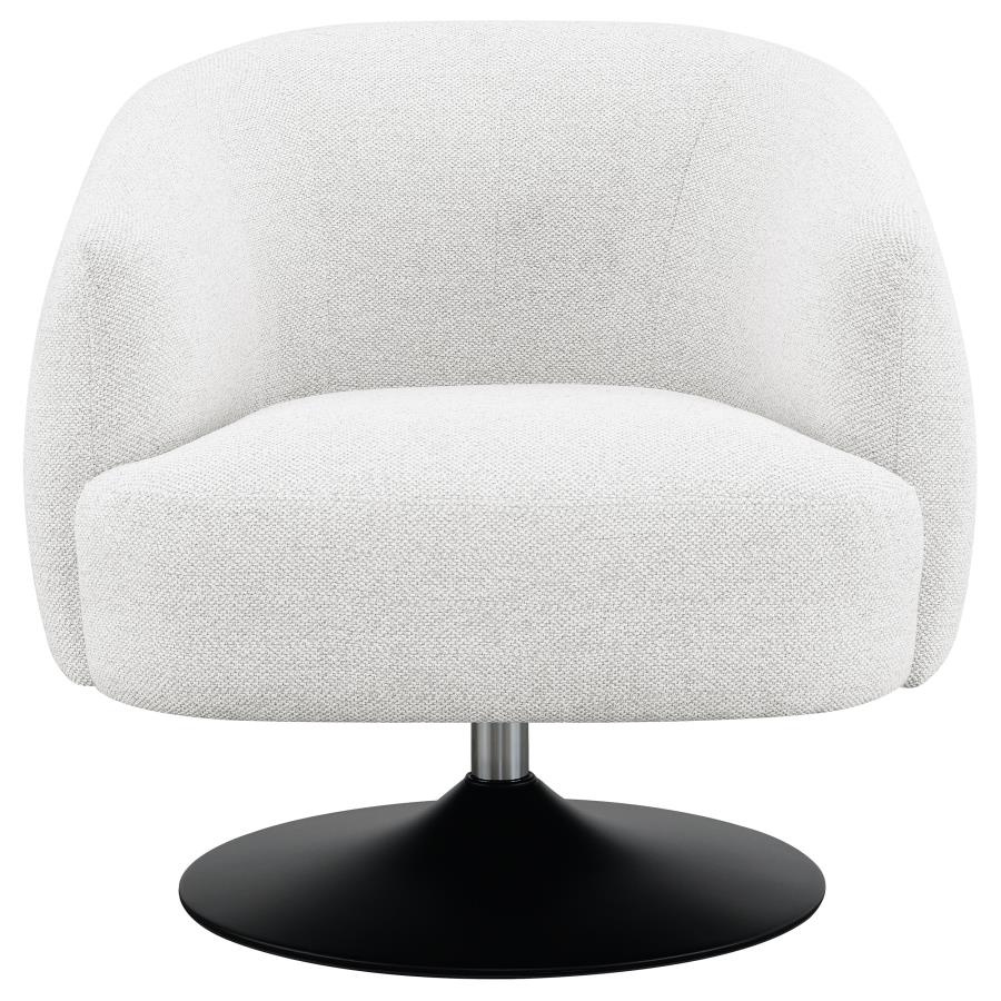 Dave Beige Swivel Chair - furniture place usa