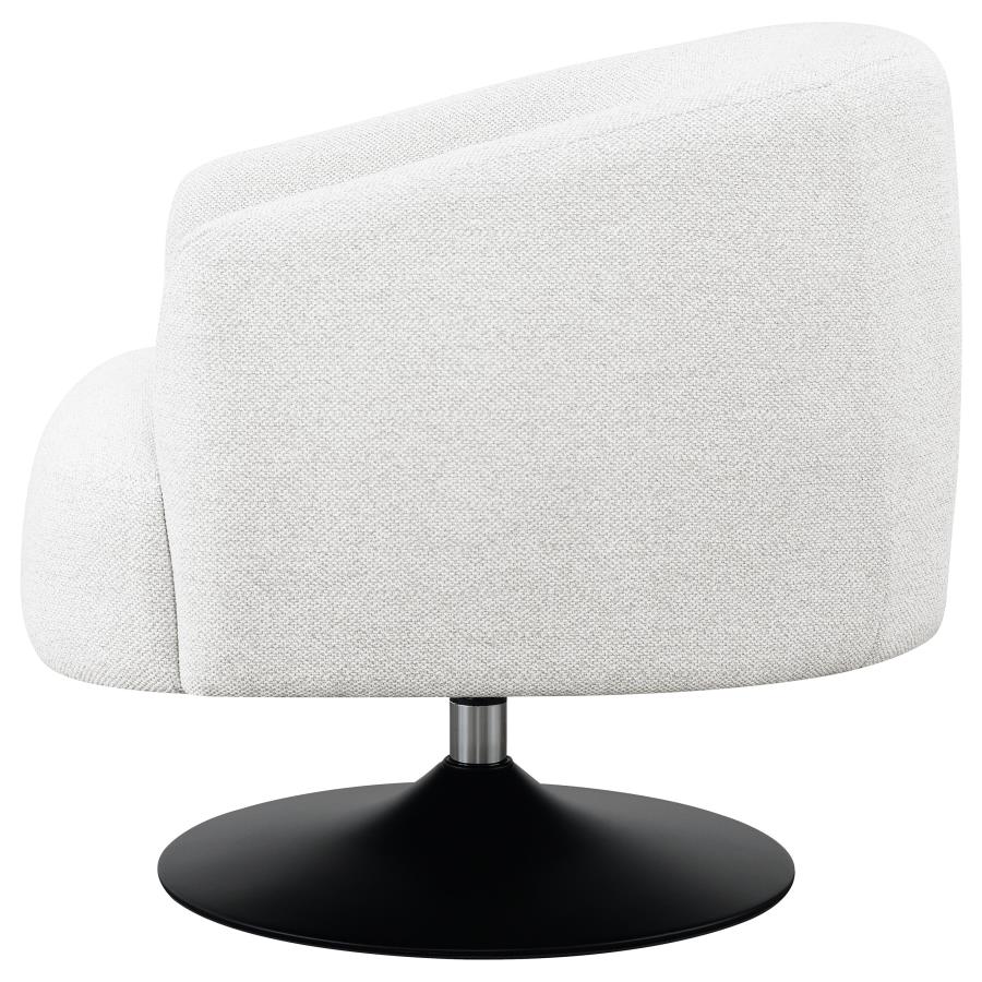 Dave Beige Swivel Chair - furniture place usa