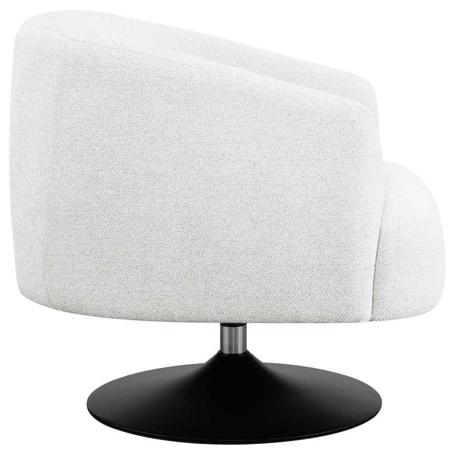 Dave Beige Swivel Chair - furniture place usa