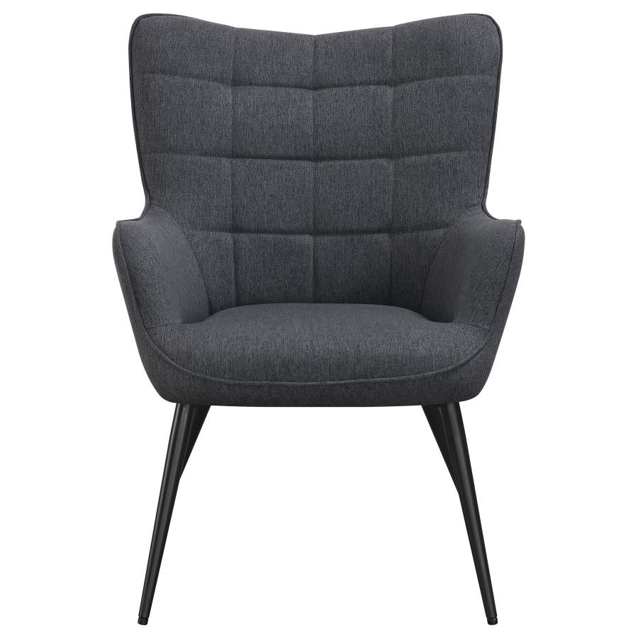 Isla Grey Accent Chair - furniture place usa